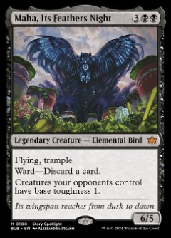 Maha, Its Feathers Night Bloomburrow